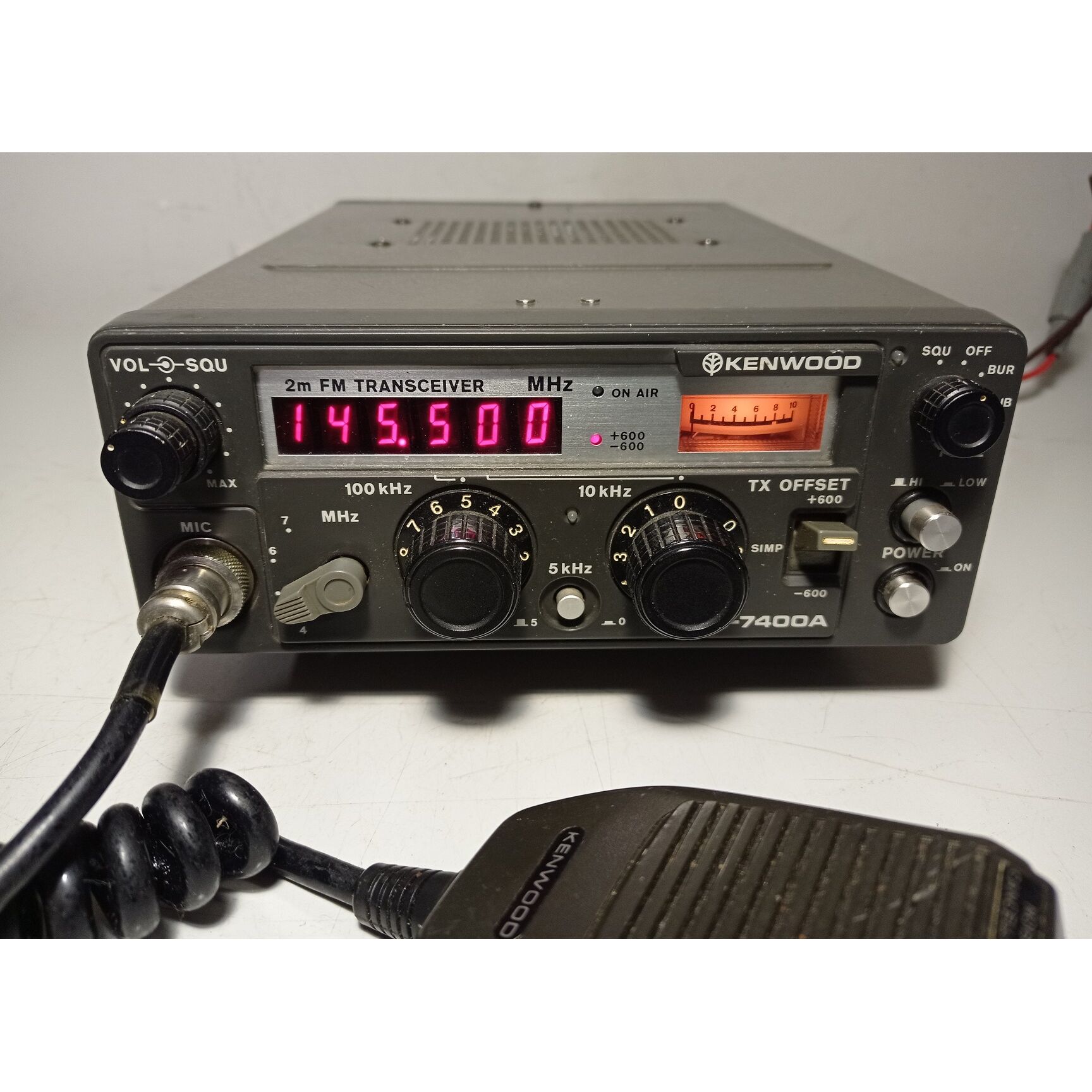 Kenwood TR7400A Radio Veicolare VHF 144 Mhz Vintage