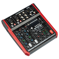 PROEL PLAYMIX6 Mixer Audio con DSP Multi Effetti 6 Canali