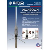 ANTENNA CB SIRIO MONSOON 5/8 TARABILE ALLA BASE 26 - 30 MHz 3000W CW