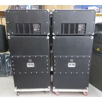 LEM K180A Coppia Casse Amplificate Attive Caricate a Tromba Vintage