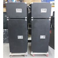 LEM K180A Coppia Casse Amplificate Attive Caricate a Tromba Vintage