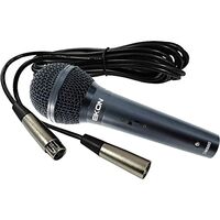 EIKON DM800 Nero Microfono Dinamico per Voce Karaoke completo di cavo XLR 5 metri