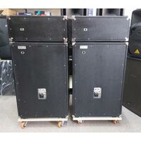 Montarbo 450A Coppia Casse Amplificate Attive Vintage