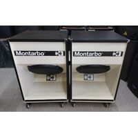 Montarbo Coppia Subwoofer a scivolo 18" Vintage