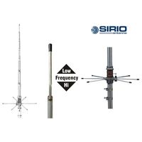SIRIO 827 ANTENNA 26,4 - 28,4 MHz TARABILE 5/8 λ GROUND PLANE