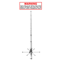 SIRIO 827 ANTENNA 26,4 - 28,4 MHz TARABILE 5/8 λ GROUND PLANE