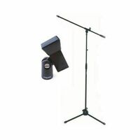 Proel RSM180 +APM30 asta regolabile microfono snodo giraffa base tripode + pinza