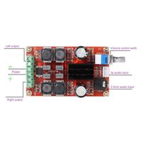 Amplificatore Audio Stereo 50W + 50W 24V DC - PCB BOARD Classe D