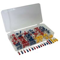 Kit Assortimento di 300 capicorda preisolati in 18 formati differenti