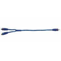Cavo Audio Sdoppiatore Doppio Adattatore RCA - 1 Maschio - 2 Femmina 30 Cm.