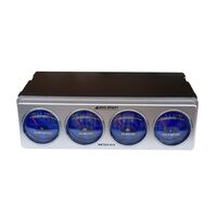 Vu meter a Lancetta + Temperatura meter + Voltmetro Analogico per HI-FI Car