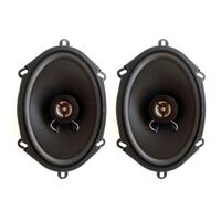 CASSE ALTOPARLANTI OVALI COASSIALI 2 VIE WOOFER + TWETEER x AUTO 5"x7" 125 x 175mm. 120W