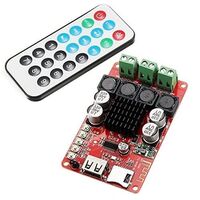 Amplificatore digitale 2x50W con Bluetooth, USB e scheda SD