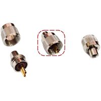 CONNETTORE Maschio UHF in BACHELITE A Vite per Cavi RG-8 Mini - RG-8XX - RF 240 UF - RG-59
