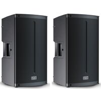 FBT X-lite 112A V2 + COVER XL-C12 Coppia Casse Amplificate Attive Professionali 12" 3000W Bluetooth 5.0