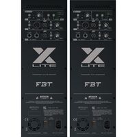 FBT X-lite 112A V2 + COVER XL-C12 Coppia Casse Amplificate Attive Professionali 12" 3000W Bluetooth 5.0
