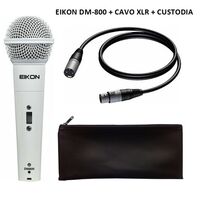 EIKON By Proel DM800WH Microfono Dinamico Voce Color White Bianco