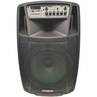 Audiodesign Pro M2 12W/L Cassa Attiva 12" 450w A Batteria Bluetooth USB MP3 + 2 Microfoni WI-FI UHF