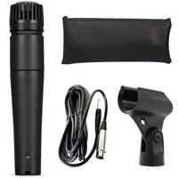 XT-SM57 Microfono Dinamico Cardioide con cavo, stortino e borsa (tipo SM-57)