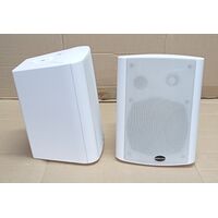 MONTARBO AS-20W Coppia di Casse da Parete Muro Sistema Amplificato Attivo per Filodiffusione