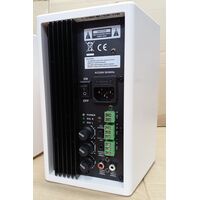 MONTARBO AS-20W Coppia di Casse da Parete Muro Sistema Amplificato Attivo per Filodiffusione