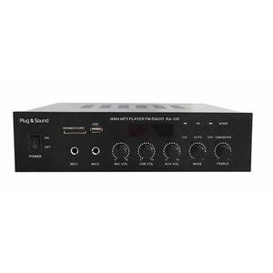 AMPLIFICATORE AUDIO PA 100V FILODIFFUSIONE IN LOCALI PUB RISTORANTE PALESTRA
