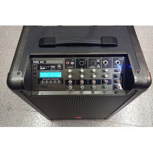 MONTARBO Duel WS Cassa Attiva Portatile Trolley a Batteria con Radiomicrofono HT-16