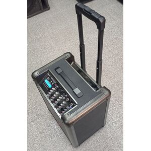 MONTARBO Duel WS Cassa Attiva Portatile Trolley a Batteria con Radiomicrofono HT-16