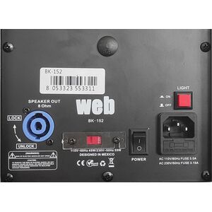 BK-152 Cassa Amplificata Attiva 15" 1000W Bluetooth/USB/Scheda SD + telecomando