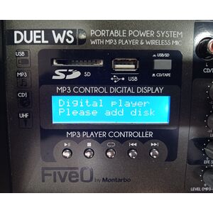 MONTARBO Duel WS Cassa Attiva Portatile Trolley a Batteria con Radiomicrofono HT-16