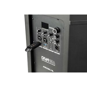 Proel Diva 15A + Cover Cassa Amplificata Attiva Diffusore Professionale 15" Bluetooth