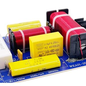 WEAH 2504 Filtro Crossover per Casse Acustiche 2 vie 160W 4~8 Ohm