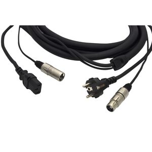 Proel PH080LU10 Cavo Phono Rete Prolunga Segnale XLR Cannon + alimentazione