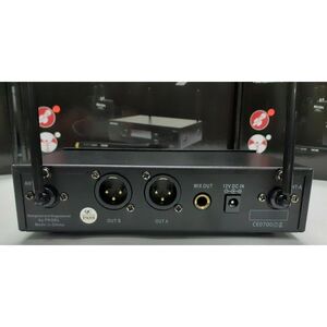 Eikon WM101DH Radio Microfoni Wireless UHF Doppio Archetto 2 Antenne + Display