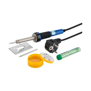 Kit saldatore 30W con supporto, punta, stagno 10g e pasta saldante 10g