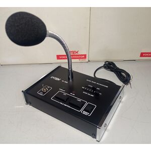INTEK M-500 Microfono da Tavolo Preamplificato con Echo per Radio CB (Nuovo)