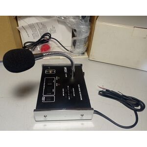 INTEK M-500 Microfono da Tavolo Preamplificato con Echo per Radio CB (Nuovo)