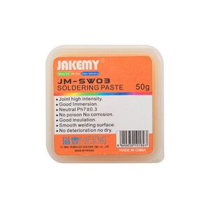 JM-SW03 PASTA SALDANTE 50G FLUSSANTE SALDATURA ANTI OSSIDAZIONE ANTI FUMO DISOSSIDANTE