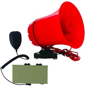 Megafono da Auto con Amplificatore 40W Microfono Ambulante