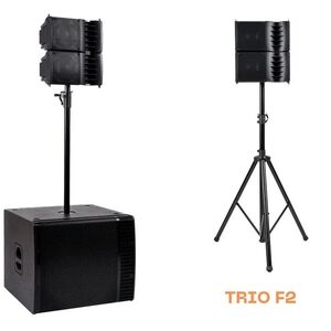 AudioDesign Pro Trio F2 sistema Array Amplificato Attivo SW 18 + 4 Satelliti