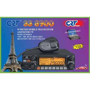 CRT SS-8900 Ricetrasmettitore radio CB AM-FM-SSB-CW