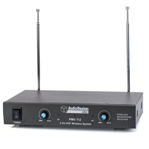 AudioDesign Pro PMV 112 Radio Microfono Wireless Doppio Palmare