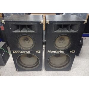 Montarbo 420 Casse Amplificate Attive 3 Vie in Legno 18"