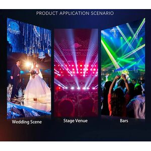 FARO PAR LED 60 LED RGB -  Ingresso DMX