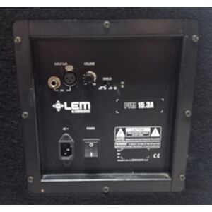 LEM PFM15.3A Casse Amplificate Attive 3 Vie in Legno 15"