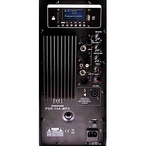 SINEXTESIS PSR15A-Mp3 Diffusore Attivo 500W 15″ con Display LCD, Player Mp3 (USB/SD), Radio FM Bluetooth e Telecomando