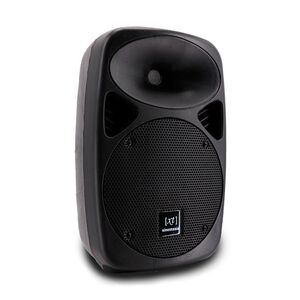 SINEXTESIS PSR08A-Mp3 Cassa Amplificata Diffusore Attivo 200W 8″ con Display LCD, Player Mp3 (USB/SD), Radio FM e Telecomando