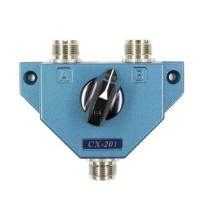 HAM WAY CX-201U COMMUTATORE D’ANTENNA A 2 VIE IN METALLO