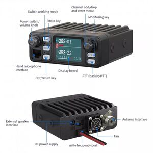 IC-980 PRO Mini Radio Veicolare Dual Band 144/430 MHZ 25W