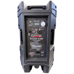 Audiodesign Pro D-LIVE 10 Cassa Amplificata Attiva 10" Professionale 1200W con DSP